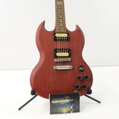 2014 Gibson SGJ Electric Guitar - Satin Cherry w/Gig Bag - 120th Ann. image 5