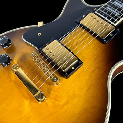 1990 Gibson Les Paul Custom Lefty ~ Tobacco Burst w Gold Hardware image 6