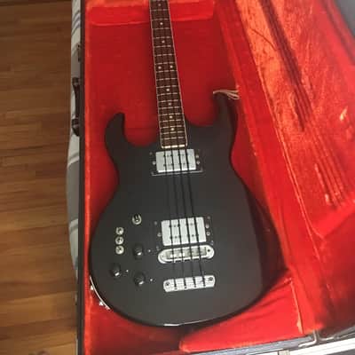 1977 Carvin Bass Guitar SB125 Black Left Handed image 1