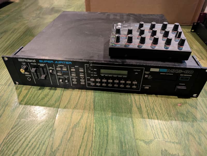 Roland MKS-80 Super Jupiter Rev 4 with Stereoping M80 Programmer - Freshly serviced and tuned image 1