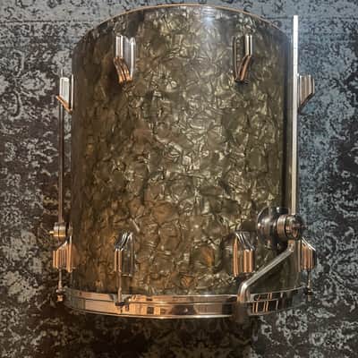 Rogers 16" x 16" Holiday Floor Tom 1957 - Black Diamond Pearl image 13