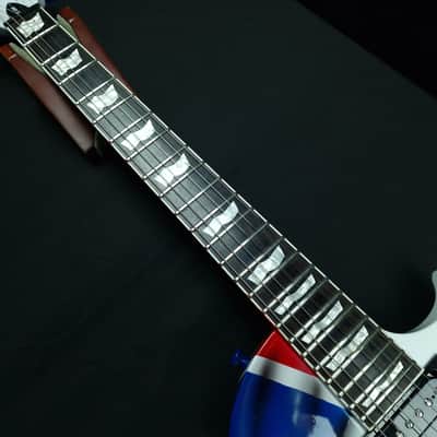 ESP LTD EC-1000 Deluxe Custom Union Jack Flag finish Seymour Duncan Distortion pickups + hardcase image 15