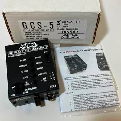 A/DA GCS-3 Guitar Cabinet Simulator 2010s - Black image 5