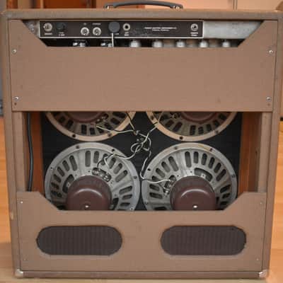 1961 Fender Concert Amp 6G12-A Brownface image 3