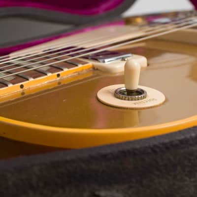 Gibson Les Paul Deluxe Solid Body Electric Guitar (1973), ser. #051390, original black tolex hard shell case. image 14