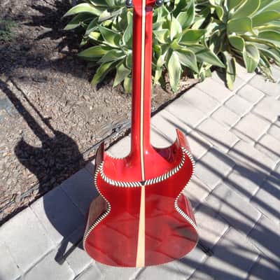 Pasaye Bajo Quinto 2019 Transparent Diablo Red image 5