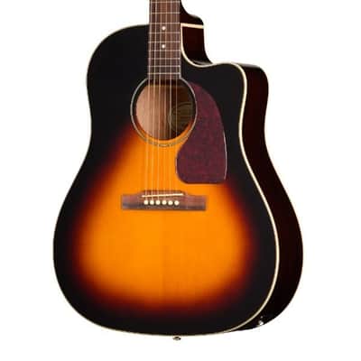 Epiphone J?45 Studio EC Vintage Sunburst Acoustic?Electric Guitar image 1