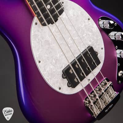 (SEP 9)Ernie Ball Music Man Short Scale StingRay - Galactic Pearl #K14707 image 13