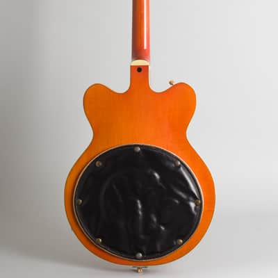 Gretsch Model 6120 Chet Atkins Hollowbody Thinline Hollow Body Electric Guitar (1965), original grey hard shell case. image 2