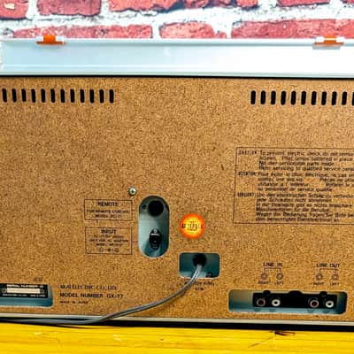 Akai GX-77 reel to reel - [Superb!] condition, refurbished ($600!), original takeup reel, original service manual, extra NOS tape! image 17