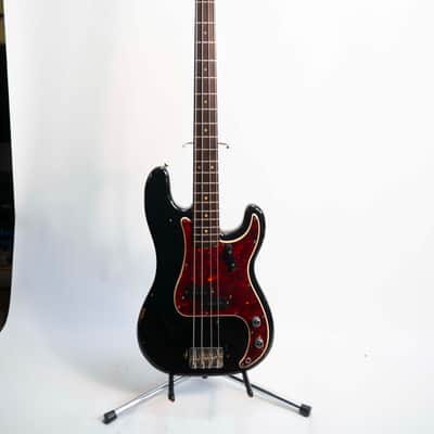 Fender Precision Bass with Rosewood Fretboard 1964 - Black Refin image 1