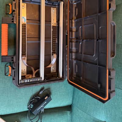 Custom 97HP 6U Powered Eurorack Travel Case Removable Lid image 1