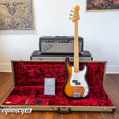 Fender Select Precision Bass in a Two Tone Sunburst wit a Flamed Maple Top and Fretboard - 2012 image 16