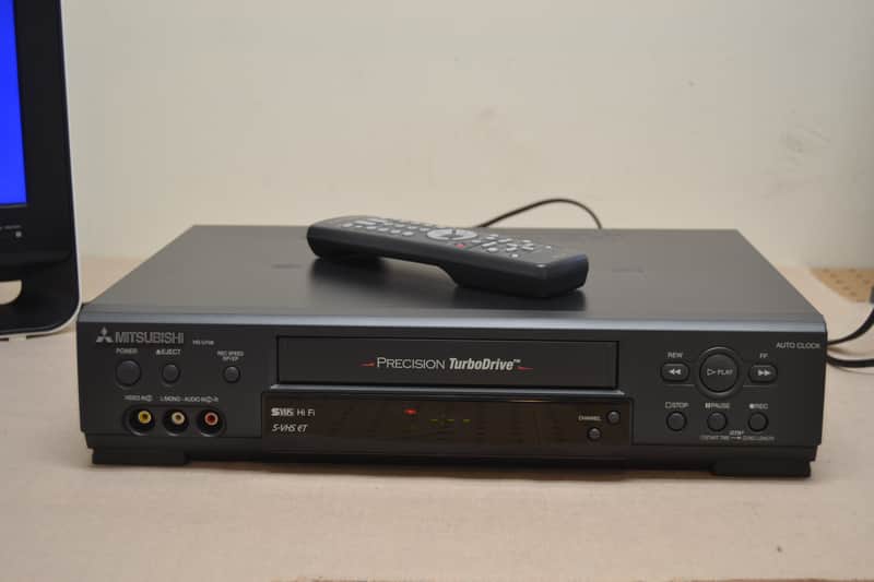 Mitsubishi HS-U748 S-VHS VCR * Remote image 1