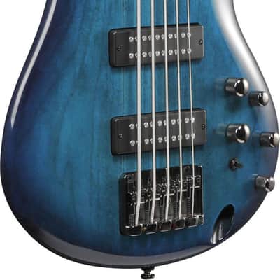 IBANEZ SR375E-SPB Soundgear 5-saitiger E-Bass sapphire blue image 4