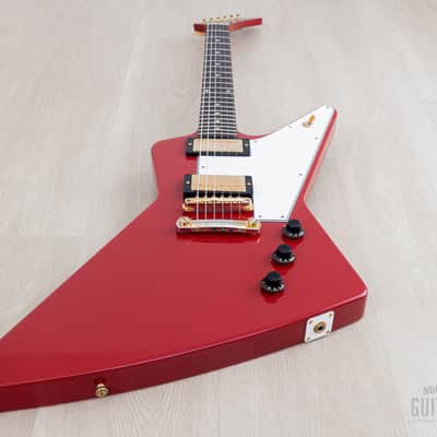 2022 Gibson Custom Shop Historic ‘58 Korina Explorer Cardinal Red 1 of 15 w/ Case, COA, Tags image 10