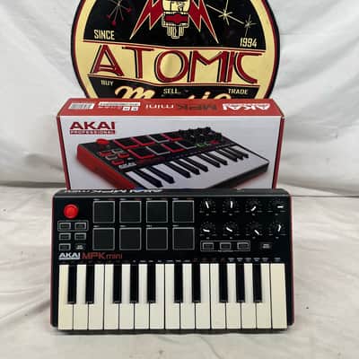 Akai MPK Mini USB MIDI Controller Keyboard with Box image 1