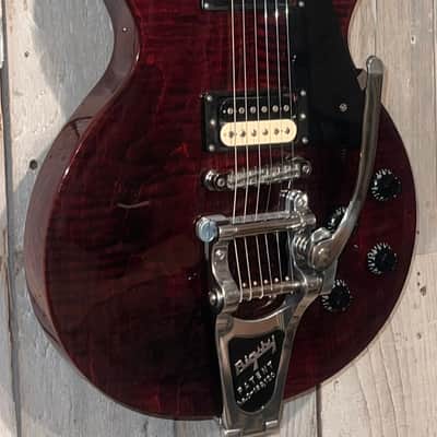Sweet 2013 Gibson Les Paul Studio Deluxe II Wine Red, Upgraded Bigsby OHSC image 3