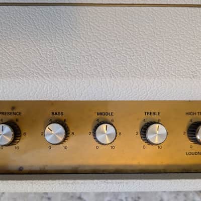 1997 Marshall 1987x Limited Edition 35th Anniversary Master volume added- White and Gold image 3