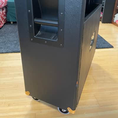 Gibson Super Gold Tone 2x10 2x12 stereo Cab Blue Back and gold image 6