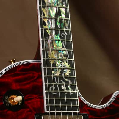 Gibson Les Paul China Dragon Masterpiece Custom Electric Guitar Quilted Maple Fire Tiger image 10