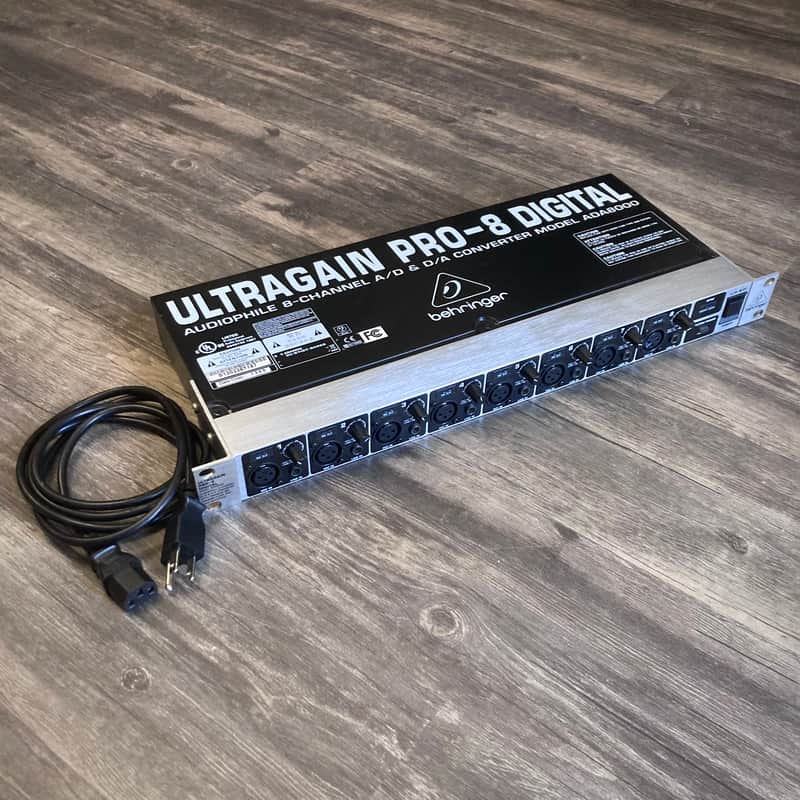 Behringer Ultragain Pro-8 Digital ADA8000 8-Channel Mic Preamp