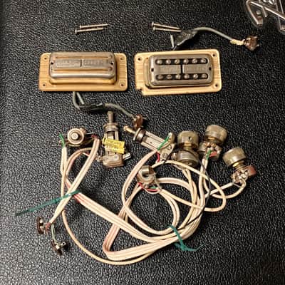 Vintage 1965 Gretsch Country Gentleman Complete Wiring Harness Pickup Set -Gold - Filtertron Supertron image 1