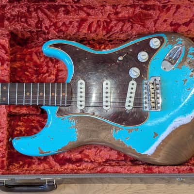 Fender Custom Shop Limited Edition F22 '60 Stratocaster Super Heavy Relic - Aged Sea Foam Green (Roasted Alder/Maple) image 4