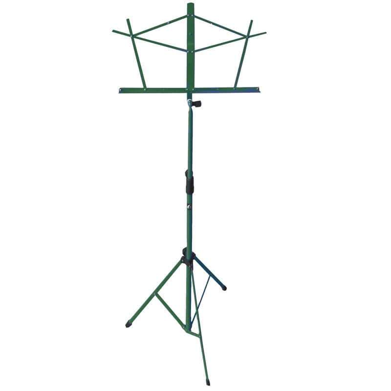 Hamilton Deluxe Folding Music Stand w/Bag - Green image 1