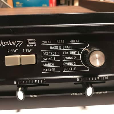 Roland TR-77 Rhythm 77 1970s - Black image 5