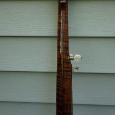 Wildwood Heirloom Open Back Banjo Tubaphone Tone ring Flamed Maple neck Engraved Inlays Old Time image 15