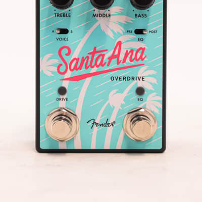 Fender Santa Ana Overdrive V2 2026 - Present - Black / Blue image 1