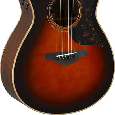 Yamaha AC3R Grand Concert Acoustic-Electric Guitar, Solid Spruce Top, Tobacco Brown Sunburst image 2
