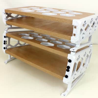 Nutshell 19" 1U DESKTOP STUDIO RACK POD CASE CABINET COMMS MEDIA AUDIO HYPLA STONE EFFECT image 6