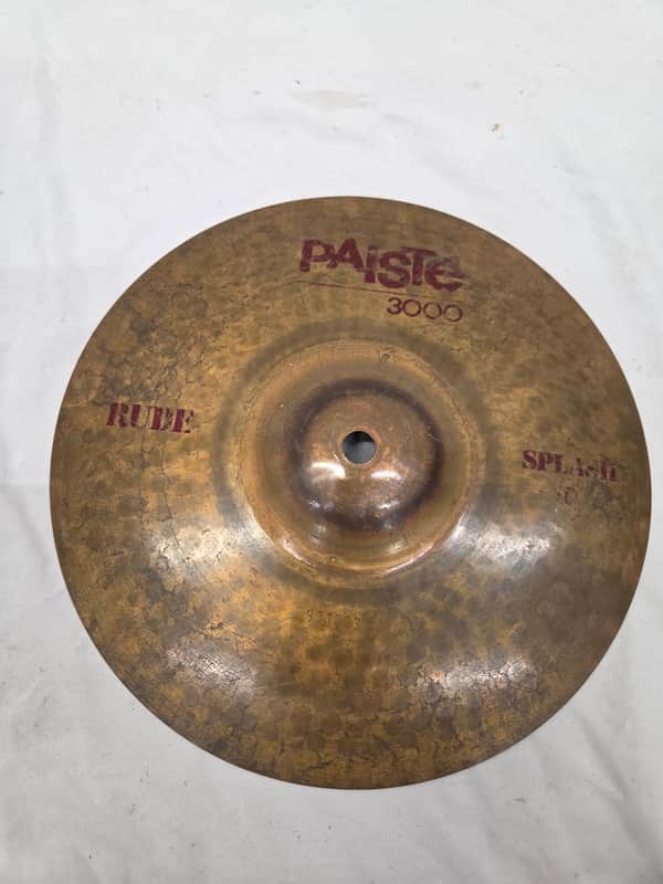 Paiste 10" 3000 Series Rude Splash Cymbal (Cracked) 245-15 image 1