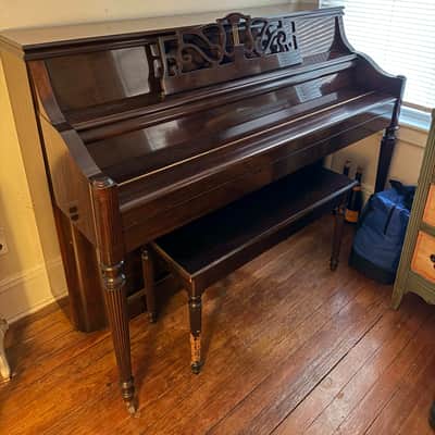 Charles R. Walter Mahogany Piano-1520 (1996) image 1