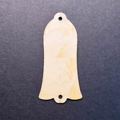 Vintage 1960s Gibson "Stereo" Truss Rod Cover - 2-Ply B/W image 3