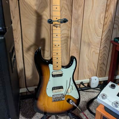 Stratocaster pickguard with Seymour Duncan Distortion pickups and Ibanez 5-way switching image 2