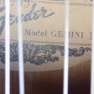 FENDER Gemini 1 Nylon String Classical Acoustic Guitar / Hard Case image 15