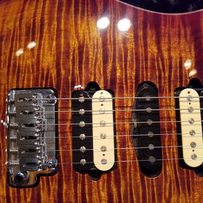 2010 Suhr Custom Modern Guthrie Govan Signature Flame Maple Top Electric Guitar image 5