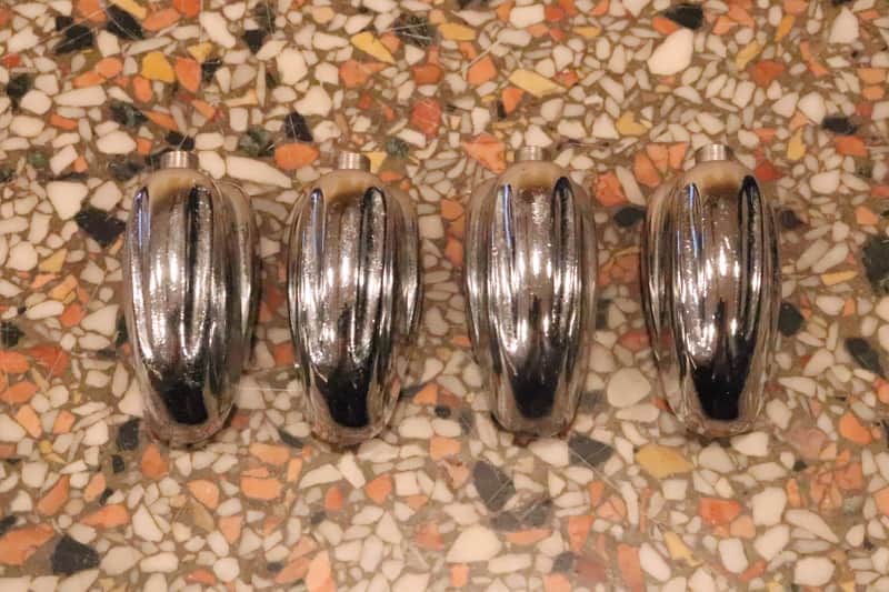 Slingerland Chrome Sound King Small Drum Lugs 4pk Vintage 1970's 1.5" image 1