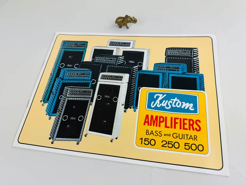 Kustom Kustom Bass & Guitar Amplifiers Catalog 1971 image 1