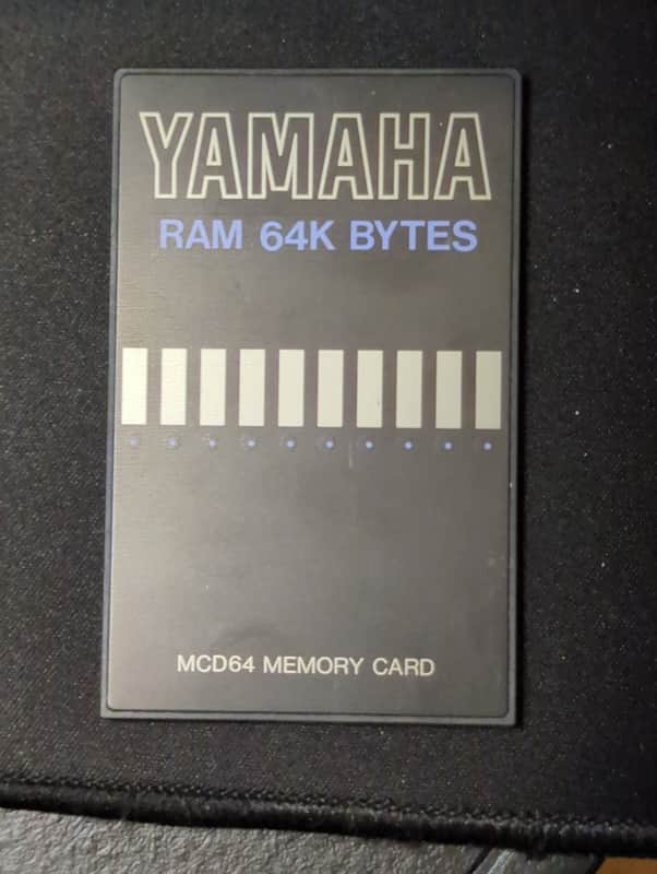 Yamaha MCD64 RAM 64K BYTES