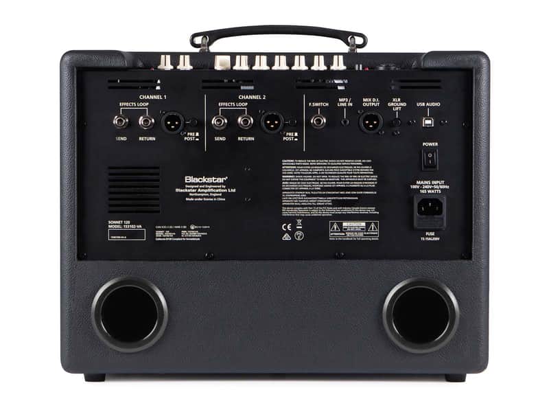 Blackstar Sonnet 120 Natural Response 120-Watt 1x8" Acoustic Guitar Amp image 4