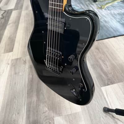 Squier Vintage Modified Baritone Jazzmaster with Rosewood Fretboard 2016 - 2017 - Transparent Black image 7