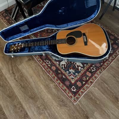 Martin D-76 CF Martin Bi-Centennial Guitar 1976 - Three-piece Rosewood back, herringbone backstrips, rosette soundhole, thirteen pearl stars in ebony fingerboard, and pearl eagle in headstock. image 8