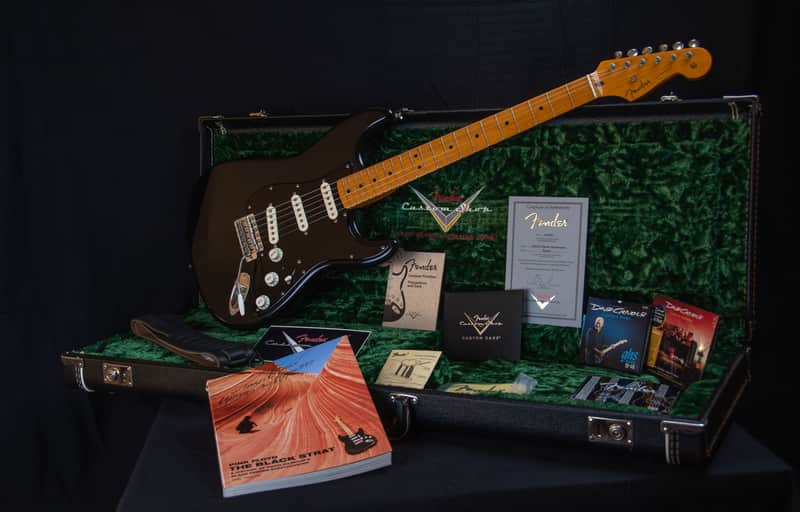 Fender Custom Shop David Gilmour Stratocaster NOS 2008 - 2021 - Black over 3-Color Sunburst image 1