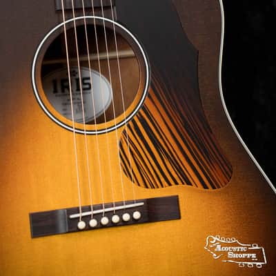*Shoppe Used* IRIS DF *Custom* Guild Sitka/Old Mahogany Burst Slope Shoulder Dreadnought Guitar #1044 image 22