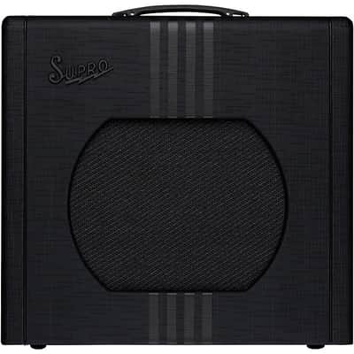 Supro Delta King 12 Guitar Amplifier - Black/Black image 1