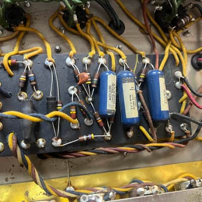 1965 Fender Deluxe Reverb AB763 -- Pre-CBS Blackface Serial A 06439 image 25